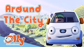 Cars for Kids - Driving Around the City | Transport for Kids | Olly the Little White Van