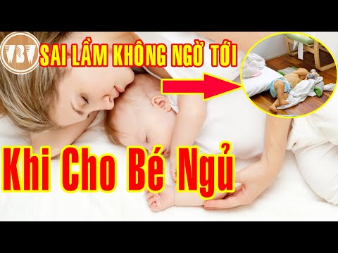 Cho Bé Nằm Sàn Hay Cho bé Ngủ Giường cho bé