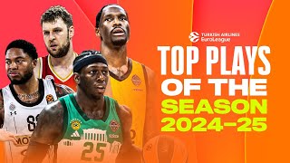 The Best Of Euroleague 2024-25 Top Basketball Plays Compilation Turkish Airlines Euroleague