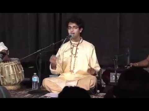 Akhil Jobanputra rendering Raaga Adana and a Marathi Natyasangeet...