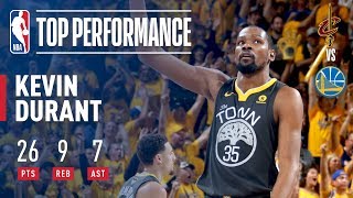 Kevin Durant Was Efficient In Game 2 Victory 2018 Nba Finals
