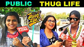 Public Thug Life Compilation Thug Life Tamil Viral Memes
