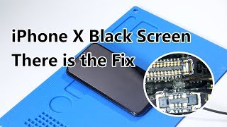 How To Repair Iphone X No Displayblack Screen Problem Motherboard Repair