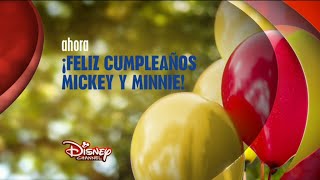 Disney Channel España: ¡Feliz Cumpleaños Mickey Y Minnie! (Cortinillas 2014)