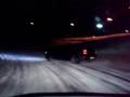 BMW 1 E87 snow drift