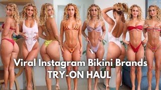 Viral Instagram Bikini Brands Try-On Haul | Bamba Swim & Frankies Bikinis | Expe