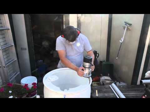 this video I show how to use a router to remove the top from a 55