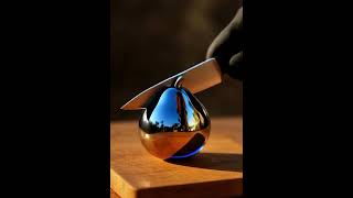 Mirror Plum Shiny Asmr Cutting Oddly Satisfying Fruit