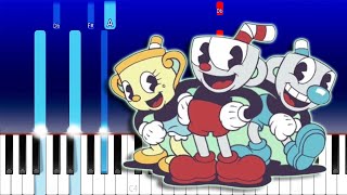 Cuphead Dlc Ost - One Hell Of A Dream Piano Tutorial