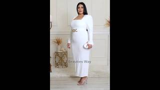 Plus Size Elegant Icon Dress Fashion Collection