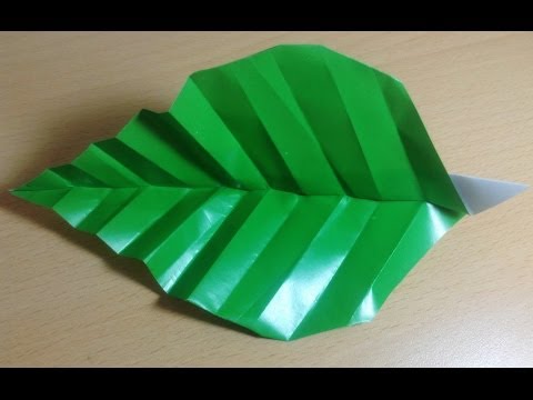 Как из бумаги сделать листочек из Как из бумаги сделать листочек из
