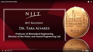 NJIT Excellence in Research Award Dr. Tara Alvarez