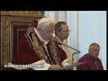 Images from resignation of Benedict XVI