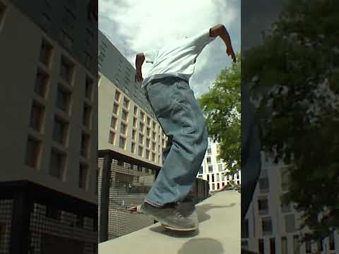 Skating on the job site w/ Heem #pizzaskateboards #skateboarding