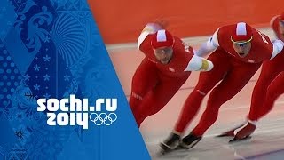 Speed Skating - Men's Team Pursuit - Semi-Finals | Sochi 2014 Winter Olympics Speed Skating - Men's Team Pursuit - Semi-Finals | Sochi 2014 Winter Olympics