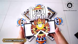 海贼王爆炸盒-One Piece Explosion Box DIY Handcraft