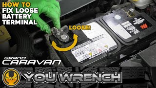 How To Repair A Loose Battery Terminal Repair - Dodge Grand Caravan