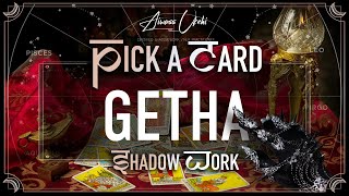 GETHA | SHADOW WORK PICK A CARD READING | DARK MIRROR ORACLE DECK