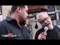 Freddie Roach "We will get Mayweather against ropes, land flurries, make him miss & outpoint him