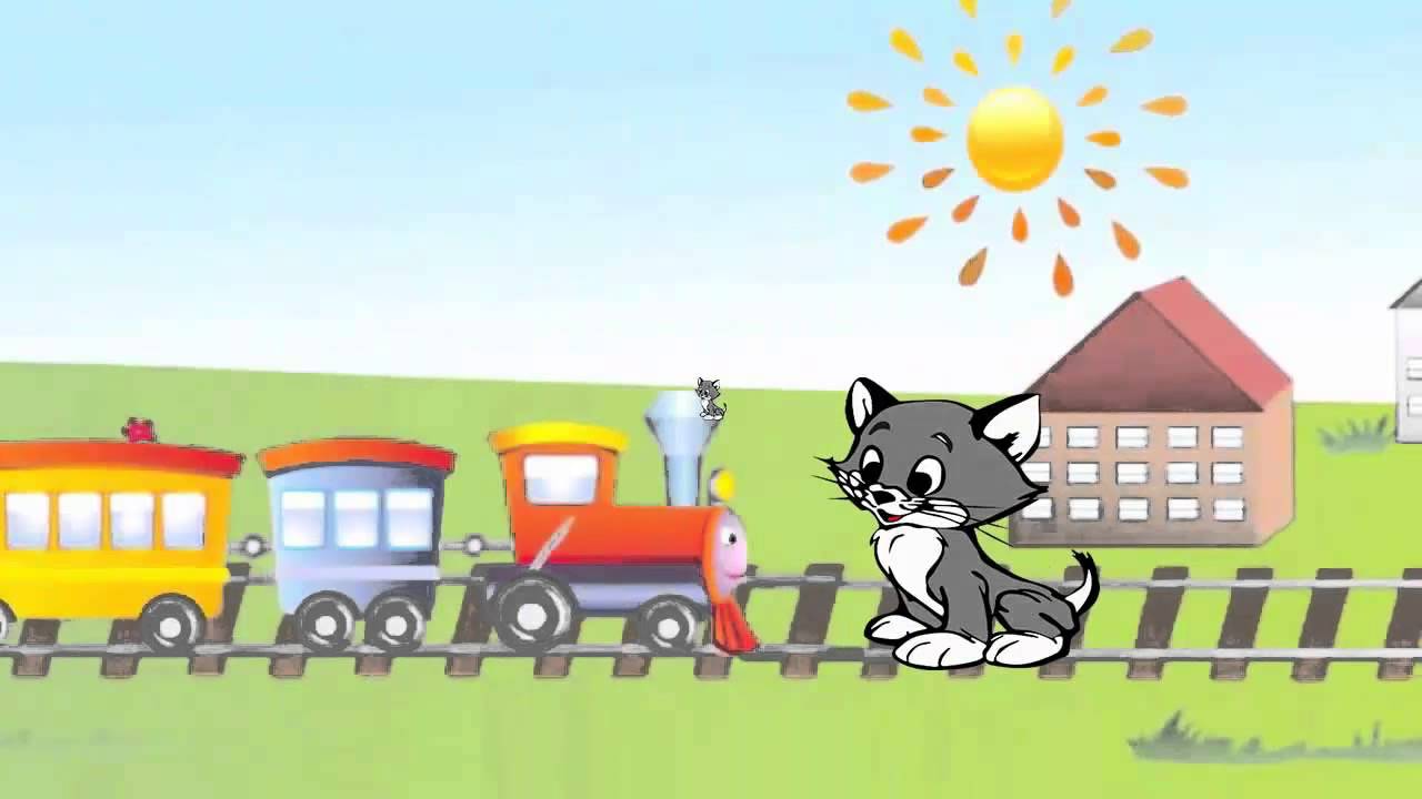 Стих о паровозе и котенке Стих о паровозе и котенке