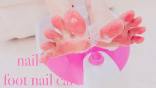 \NAIL VLOG/泡立ちの足湯でリラックスすることができました🫧I was able to relax in the foaming footbath🫧