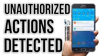 Unauthorised actions have been detected restart your device to undo any unauthorized changes Review