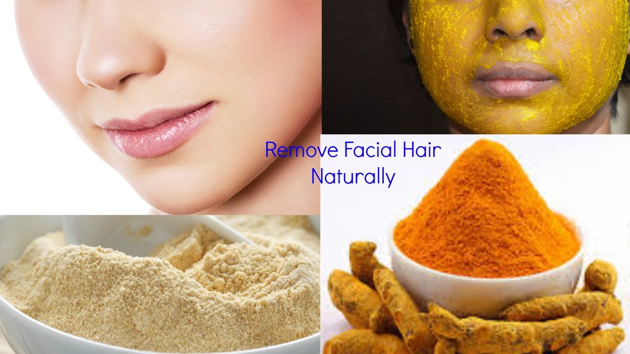 Facial hair natural removal