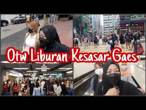 PART1#bmi_hongkong//Otw Liburan Temui Teman// Kesasar Di Dalam MTR  #TST Kacian Gaes