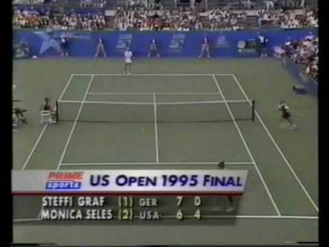 Steffi グラフ vs Monica セレス（セレシュ） US1995-12 of 19