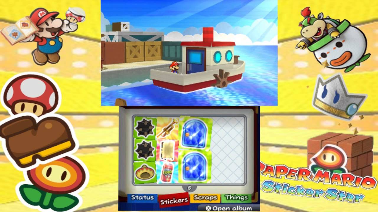 Paper mario sticker star damp oasis help