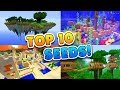 TOP 10 BEST SEEDS for Minecraft! (Pocket Edition, PS4, Xbox, Switch, PC)