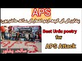 APS 16 December Black day Poetry//APS Attack poetry//Army public school attack poetry in Urdu.