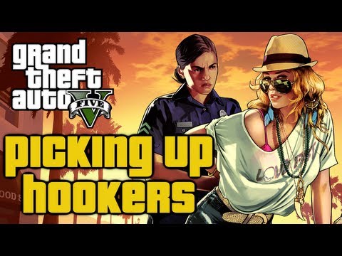 GTA V Funny Moments: How to Pick Up Hookers (Grand Theft Auto Five)