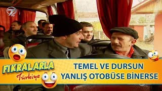 Temel ile Dursun Yanlış Otobuse Binerse  - Türk Fıkraları  30