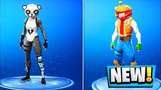 *NEW* SKINS & COSMETICS in Fortnite! Durr Burger Hero, Fuzzy Bear Panda, Celestial (Update v5.2)