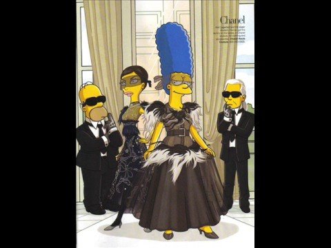 The Simpsons Go to Paris with Linda Evangelista foto The Simpsons Go to Paris with Linda Evangelista photo