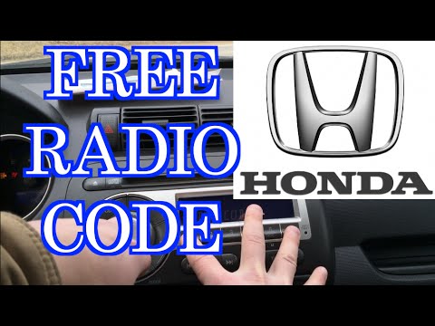 How To Get A Honda Radio Code *For Free* | How To Save ...