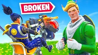 The NEW Mounted Turret Is *BROKEN* (Fortnite)