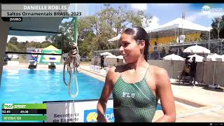 Danielle Robles 3M Spingboard L Championships Saltos Ornamentais Brasil 2023