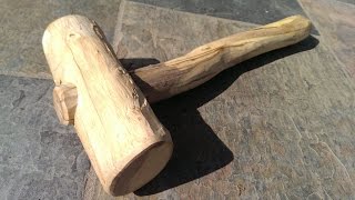 Making a Wooden Mallet - Fred Flintstones Hammer