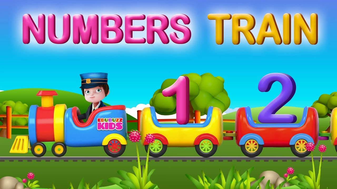The Number Train Video - Learning Numbers 1 to 10 for Kids ...