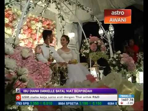 Ibu kepada selebriti Diana Danielle memutuskan untuk tidak berpindah