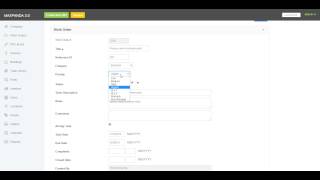 Maxpanda Video Tutorials - Create a new WORK ORDER