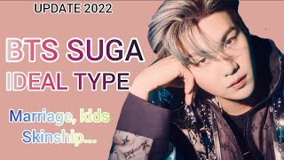 BTS Suga (Min Yoongi) Ideal Type of Girl | Updated 2022