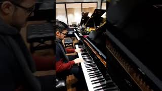 Visit To The Thomann Store Playing Piano