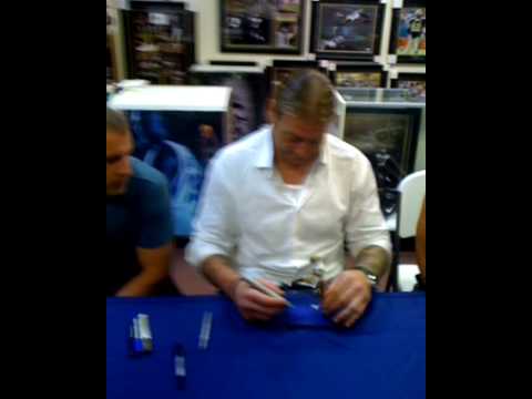 Tags: Jeremy Shockey Saints Mcfarlane signing Who Dat tattoo Monroe La Giants fight joke superbowl XLIV champions