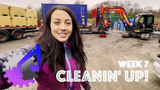 Putting The New Brush Attachment To Test - Digger Girl Diaries Week 7