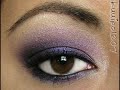 Purple Smokey Eye eyeshadow look Re-visitied