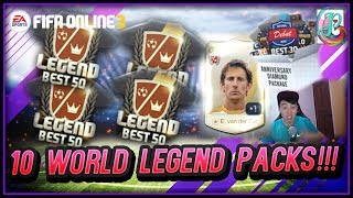 ~Opening 10 World Legend Packs!!~ Anniversary Diamond Package Opening - FIFA ONLINE 3
