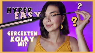 Bakalim Güzel Mi̇ymi̇ş? Hyper Easy Eyelinerı Bozdum Gali̇baa İlk İzlenim, Swatch
